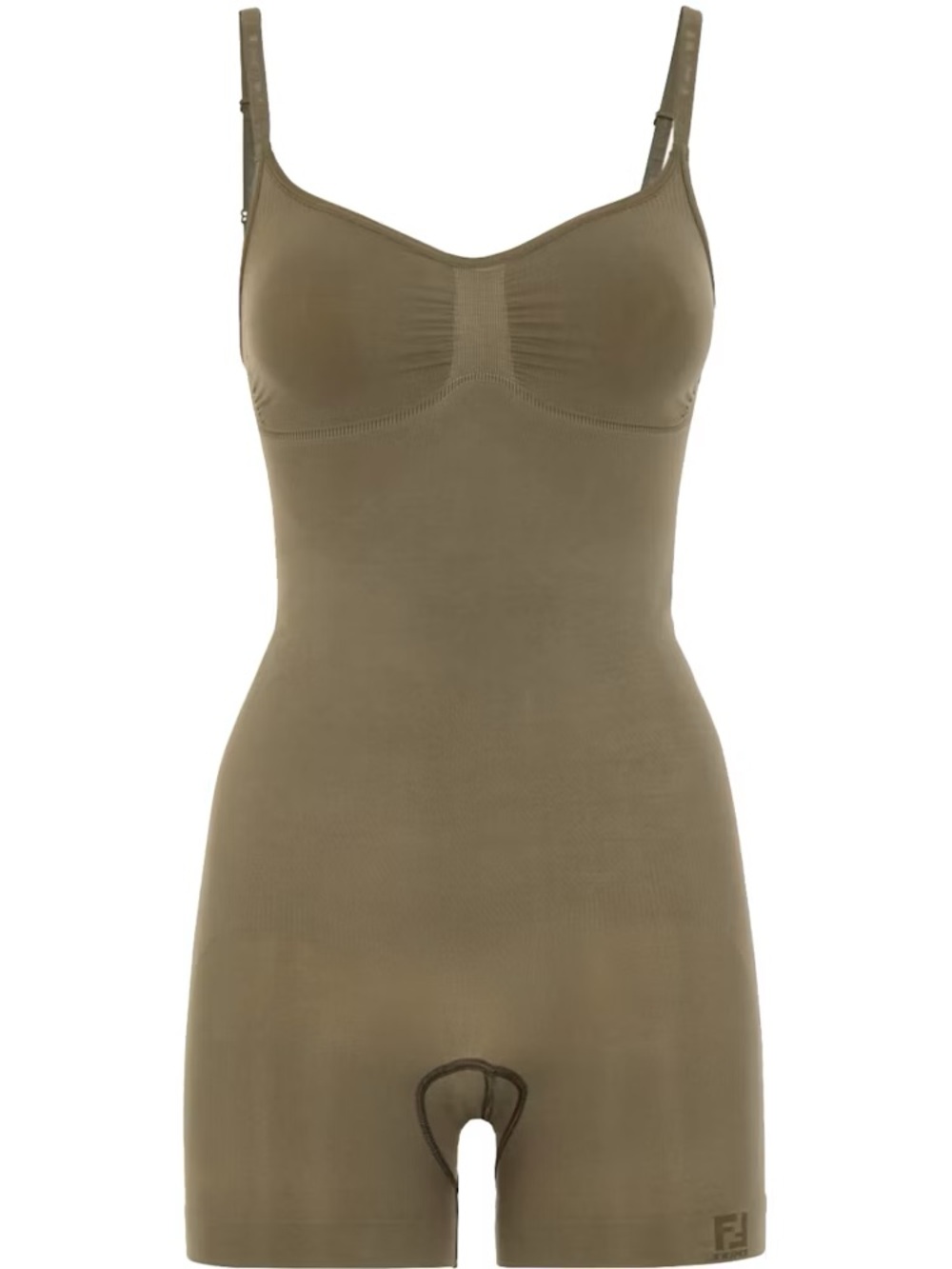 FENDI X SKIMS NWT SCULPTING MID THIGH BODYSUIT SMALL